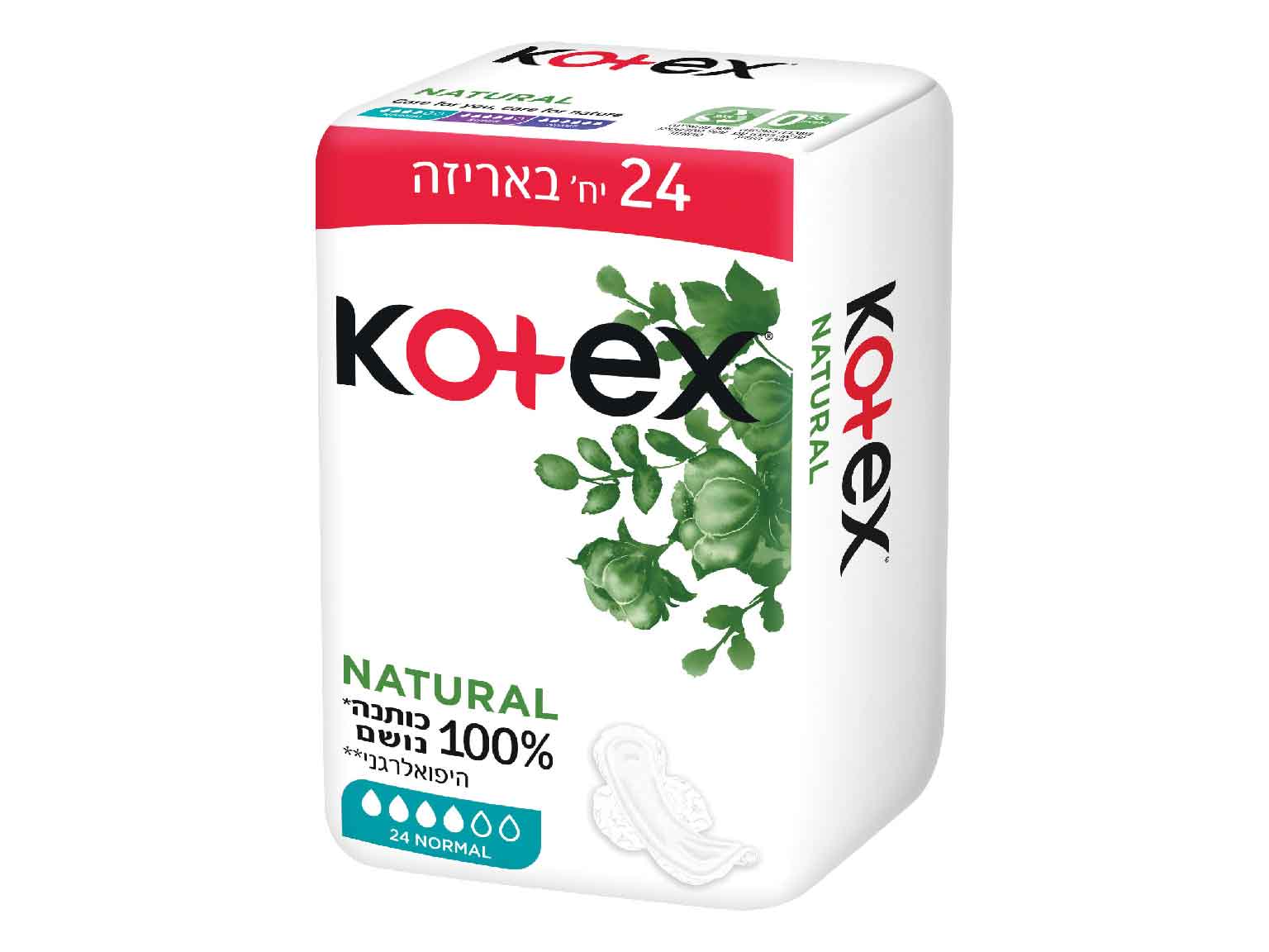 תחבושות עם כנפיים Natural Normal